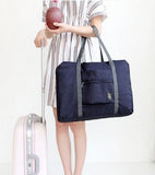 Rong.Shi.Dai Travel Bag Shopping Shoulder Bag For Men And Women To Increase The Finishing Bag