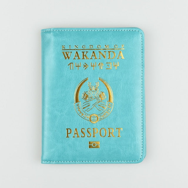 Paspoorthoes Kingdom of Wakanda Bedrukt Paspoorthouder Kunstleer Zwart Panther Paspoort Case met Multi Card en Ticket Slots Paspoorthoes Kingdom of Wakanda Bedrukt Paspoorthouder Kunstleer Zwart Panther Paspoort Case met Multi Card en Ticket Slots