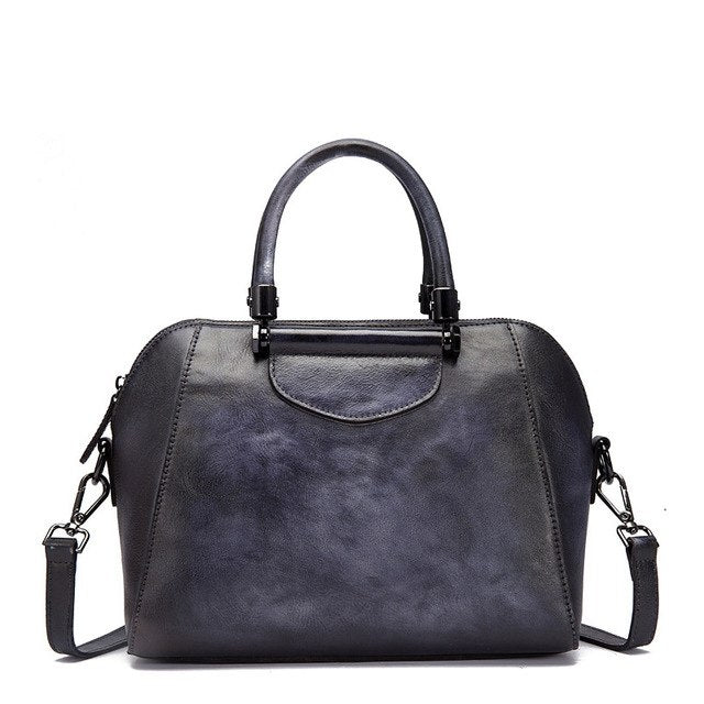 2018 Vintage Women Handbag Genuine Leather Shoulder Bag Fashion Messenger Bag Luxury Handbags Women