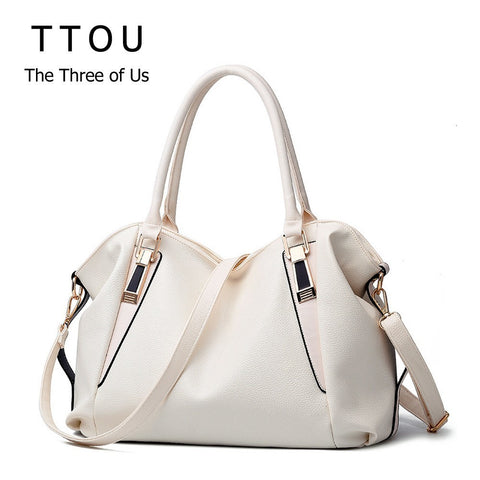 Ttou Designer Women Handbag Female Pu Leather Bags Handbags Ladies Portable Shoulder Bag Office