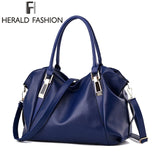 Herald Fashion Designer Women Handbag Female Pu Leather Bags Handbags Ladies Portable Shoulder