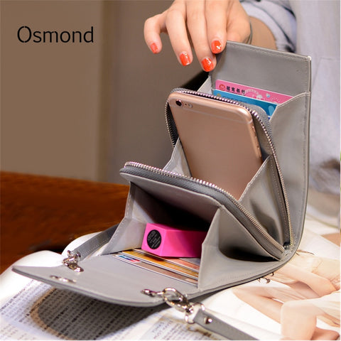 Osmond Design Women Handbags Korean Mini Bag Cell Phone Bags Simple Small Crossbody Bags Casual