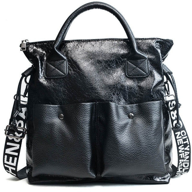 Toposhine Large Capacity Women Bags Fashion Shopping Bag Double Pocket Girl Casual Tote 2018