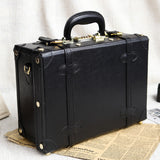 Vintage Suitcase Package Suitcase Small Luggage Travel Bag Female 14 Mini The Box,Lovely Korea