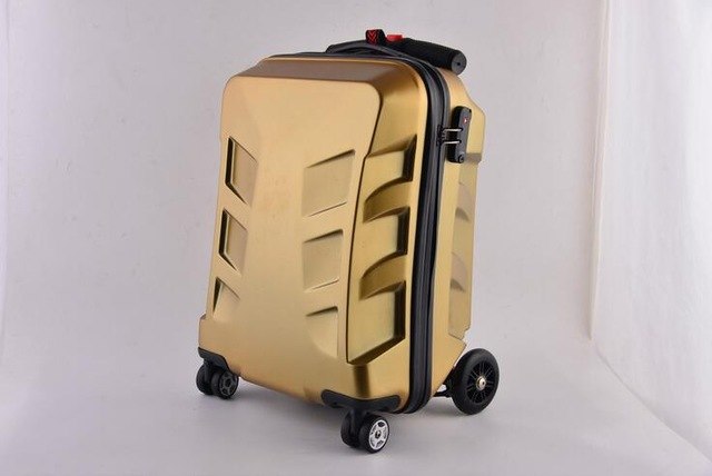 New Designe Child Scooter Luggage Suitcase With Wheels Skateboard Carry Ons Luggage Travel