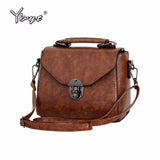 Ybyt Brand 2018 New Vintage Casual Women Pu Leather Small Package Female Simple Handbags Ladies