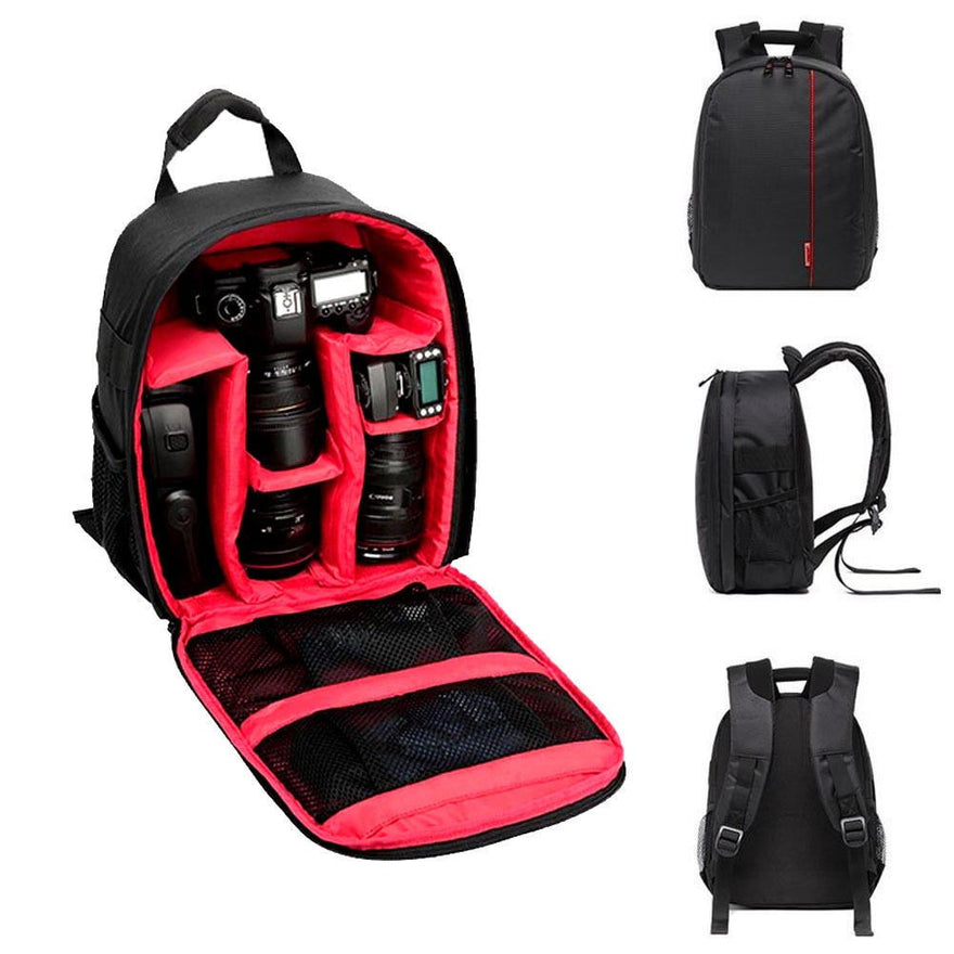 Waterproof Dslr Camera Backpack Shoulder Bag Case