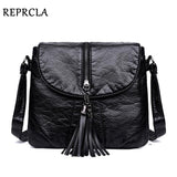 Reprcla New Designer Shoulder Bag Soft Leather Handbag Women Messenger Bags Crossbody Fashion Women