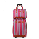 Beasumore Creative Rolling Luggage Set Spinner Women Trolley Travel Bag Student Suitcase Wheels