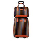 Beasumore Creative Rolling Luggage Set Spinner Women Trolley Travel Bag Student Suitcase Wheels