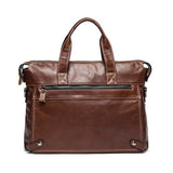 Mva Genuine Leather Bag Business Men Bags Laptop Tote Briefcases Crossbody Bags Shoulder Handbag
