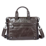 Mva Genuine Leather Bag Business Men Bags Laptop Tote Briefcases Crossbody Bags Shoulder Handbag