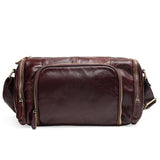 Genuine Leather Men Travel Bab Shoulder Bag Gentleman Business Bag Real Leather Men Crossbody Bag