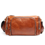 Genuine Leather Men Travel Bab Shoulder Bag Gentleman Business Bag Real Leather Men Crossbody Bag