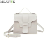 Fashion Pu Leather Women Bag Small Soft Sweet Candy Macarons Color Clamshell Shoulder Handbag