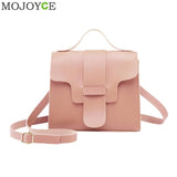 Fashion Pu Leather Women Bag Small Soft Sweet Candy Macarons Color Clamshell Shoulder Handbag