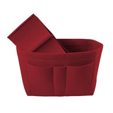 Felt Fabric Purse Handbag Organizer Insert Bag Case Multi-Function Cosmetic Bag