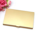 Creative Casual Business Card Case Stainless Steel Aluminum Holder Metal Box Cover Credit Men