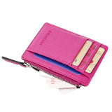 Men/Women Mini Id Card Holders Business Credit Card Holder Pu Leather Slim Bank Card Case Organizer