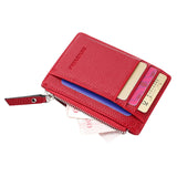 Men/Women Mini Id Card Holders Business Credit Card Holder Pu Leather Slim Bank Card Case Organizer