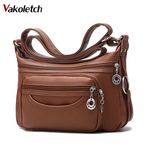 2018 Brand Leather Shoulder Bags Tote Bag Crossbody Bags For Women Luxury Women Messenger Bags