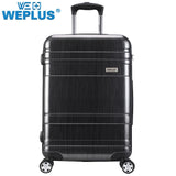 Weplus Pc Suitcase Lightweight Rolling Luggage Spinner Travel Suitcase With Wheels Tsa Lock Women
