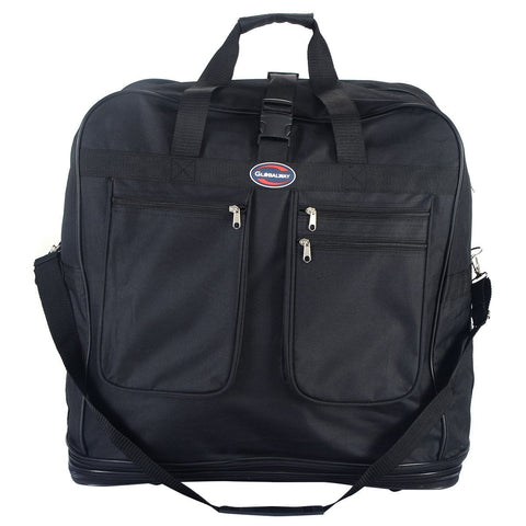 40" Rolling Wheeled Duffel Bag Spinner Suitcase