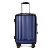 New Usb Charging Port Suitcase Aluminum Frame Brake Shock Absorber Trolley Case Woman 24Inch Travel