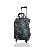 Brand Women Wheeled Luggage Bag Cabin Travel Backpack On Wheels  Rolling Luggage Case Trolley