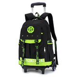 New 2018 Waterproof Trolley School Backpack Boys Children School Bag Wheels Travel Bag Luggage