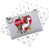 Cartoon Unicorn Coin Purses Women Mini Wallets Cute Card Holder Ladies Key Money Bags For Girls