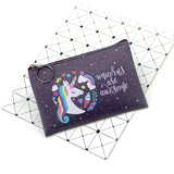 Cartoon Unicorn Coin Purses Women Mini Wallets Cute Card Holder Ladies Key Money Bags For Girls