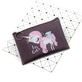 Cartoon Unicorn Coin Purses Women Mini Wallets Cute Card Holder Ladies Key Money Bags For Girls