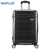 Weplus Suitcase 20 24 28 Inch Pc Rolling Luggage Spinner Wheels Colorful Travel Suitcase Tsa Lock