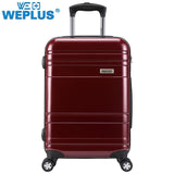 Weplus Suitcase 20 24 28 Inch Pc Rolling Luggage Spinner Wheels Colorful Travel Suitcase Tsa Lock