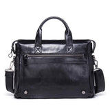 Contact'S Genuine Leather Men Bag Male Casual 13.3 Inch Laptop Briefcase Shoulder Crossbody Bags