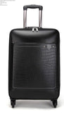Luggage Trolley Case 24 Inch Men'S Luxury Brand Carry-On Luggage Pu Business Luggage Suitcase Retro