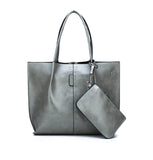 Retro Women Shoulder Bag 2Pcs/Set Handbag