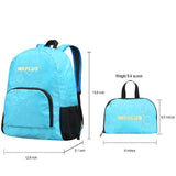 Weplus Foldable Backpack Ultra Lightweight Daypack For Women Waterproof Backpacking Packable School