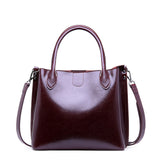Esufeir 2018 Genuine Leather Women Handbag Buckle Zipper Vintage Shoulder Bag Messenger Bag