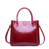 Esufeir 2018 Genuine Leather Women Handbag Buckle Zipper Vintage Shoulder Bag Messenger Bag