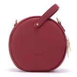 Hot Circular Design Fashion Women Shoulder Bag Leather Women'S Crossbody Messenger Bags Ladies
