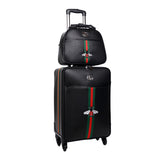 Women'S High-Quality Suitcase Bag Set, Rolling Pu Luggage, New Leather Box With Handbag,