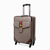 Women'S High-Quality Suitcase Bag Set, Rolling Pu Luggage, New Leather Box With Handbag,