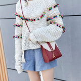 Women Fawn Leather Shoulder Bag Messenger Satchel Tote Crossbody Bag Phone Bag