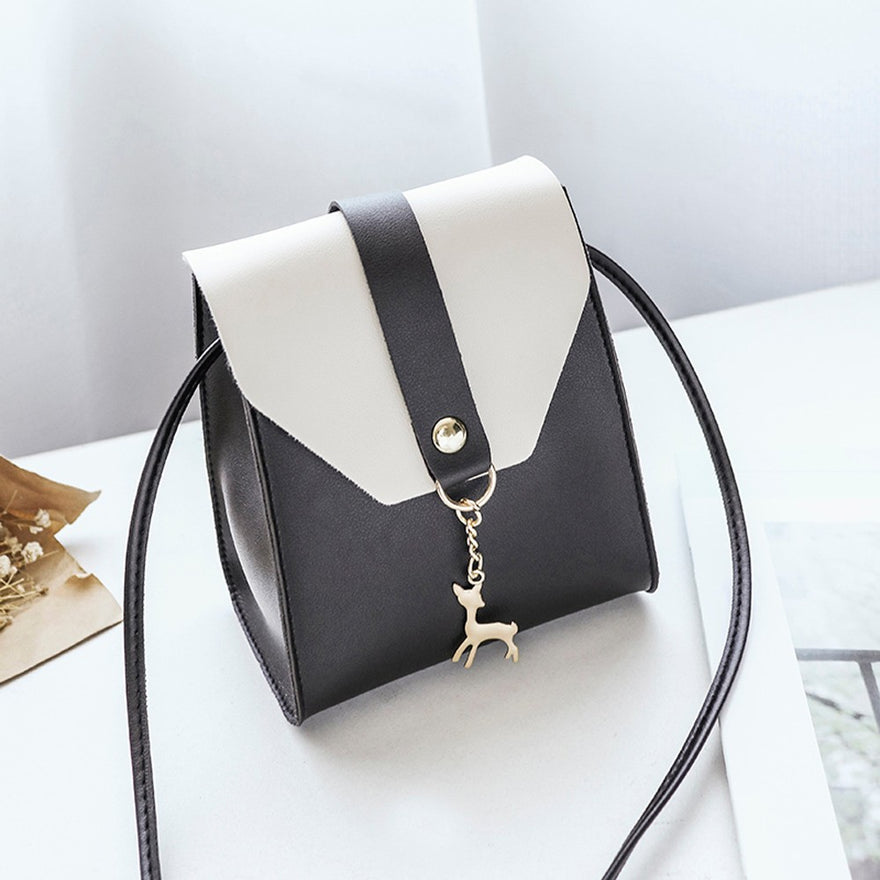 Women Fawn Leather Shoulder Bag Messenger Satchel Tote Crossbody Bag Phone Bag