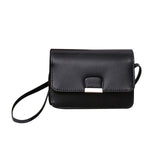 Women'S Fashion Leather Simple Solid Handbag Small Shoulder Bags Crossbody Bags For Girls Messenger
