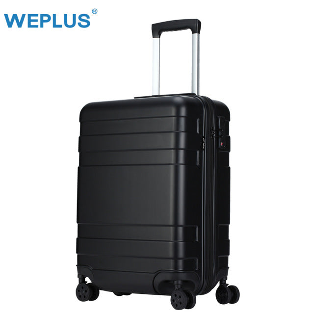 Weplus Suitcase Business Rolling Luggage Colorful Travel Suitcase Carry On Spinner Wheels Tsa