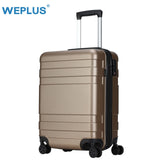 Weplus Suitcase Business Rolling Luggage Colorful Travel Suitcase Carry On Spinner Wheels Tsa