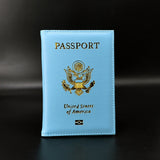 Cute Usa Passport Cover Women Pink Travel Passport Holder American Covers For Passport Girls Case